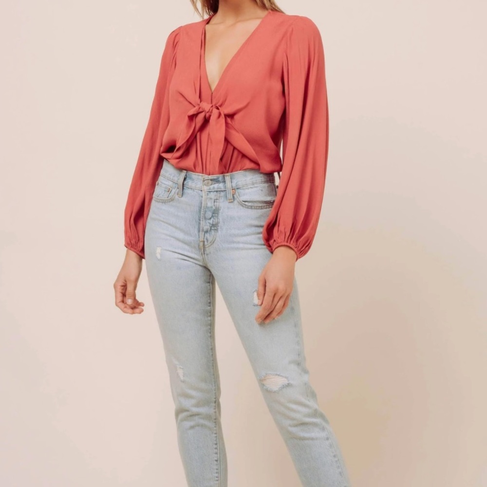 Astr the Label Cory Pink Top